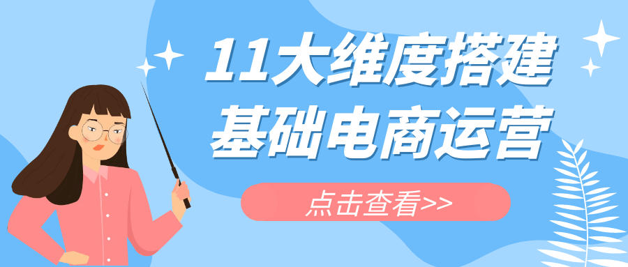 11大维度搭建基础电商运营-轻创副业圈