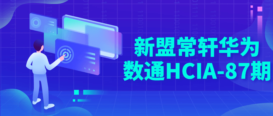 新盟常轩华为数通HCIA-87期-轻创副业圈