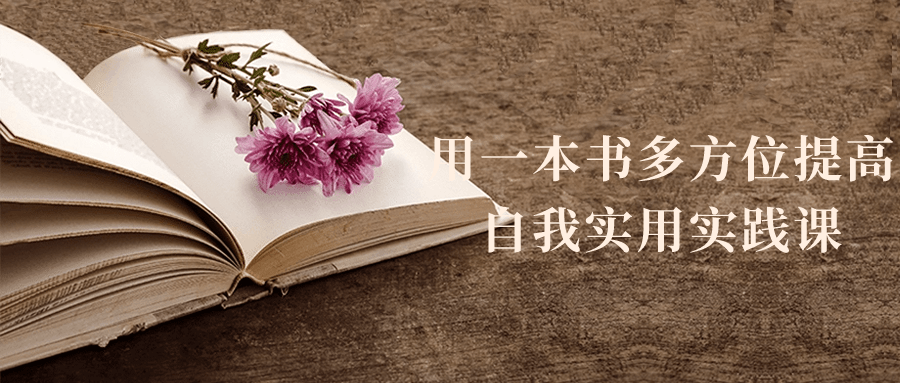 用一本书多方位提高自我实用实践课-轻创副业圈