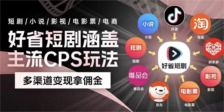 最新爆火好省短剧推广项目，傻瓜式操作日入 1000+ 上不封顶-轻创副业圈