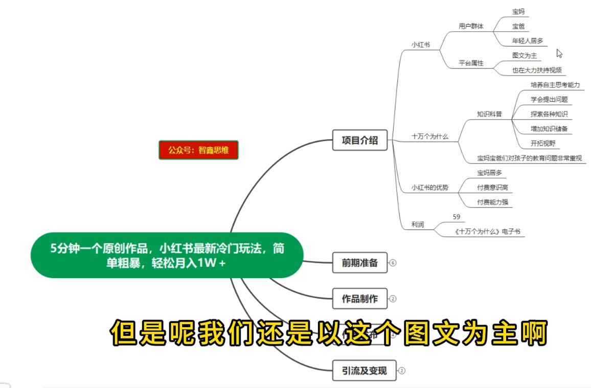 5 分钟一个原创作品，小红书最新冷门玩法，简单粗暴，轻松月入 1W+
