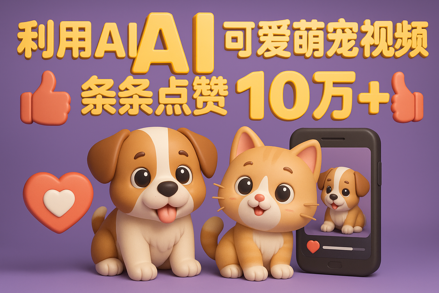 能骗过系统的AI萌宠视频制作全攻略：从 0 到 2 万粉的爆款密码-轻创副业圈
