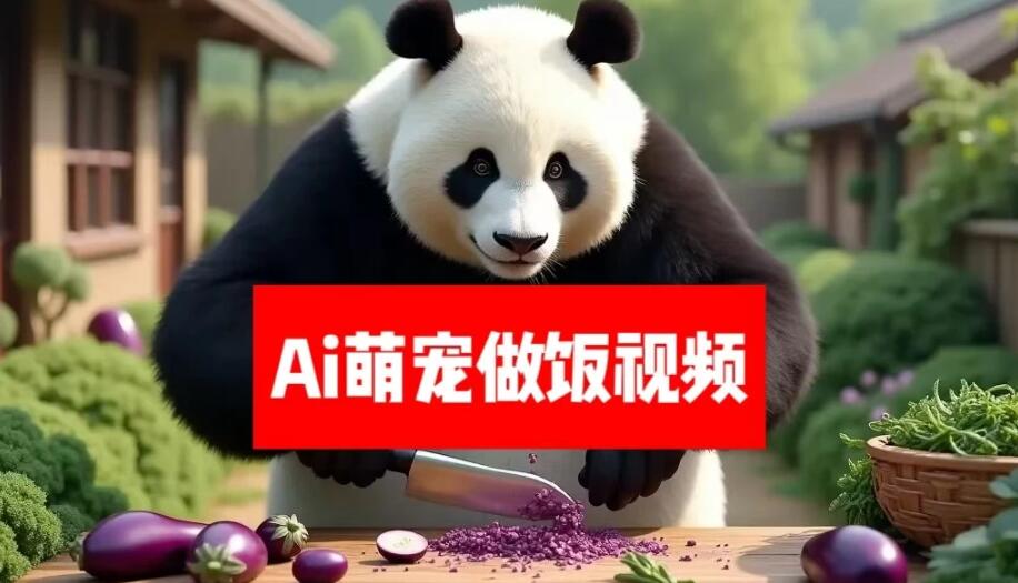 最新萌宠赛道，AI猫咪做饭视频，暴力变现日入500+，全流程拆解-轻创副业圈