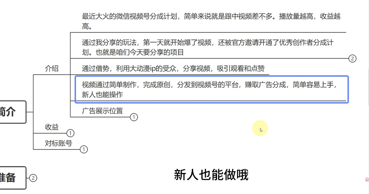 视频号创作者分成计划，IP 动漫玩法，小白容易做，月入 3000+