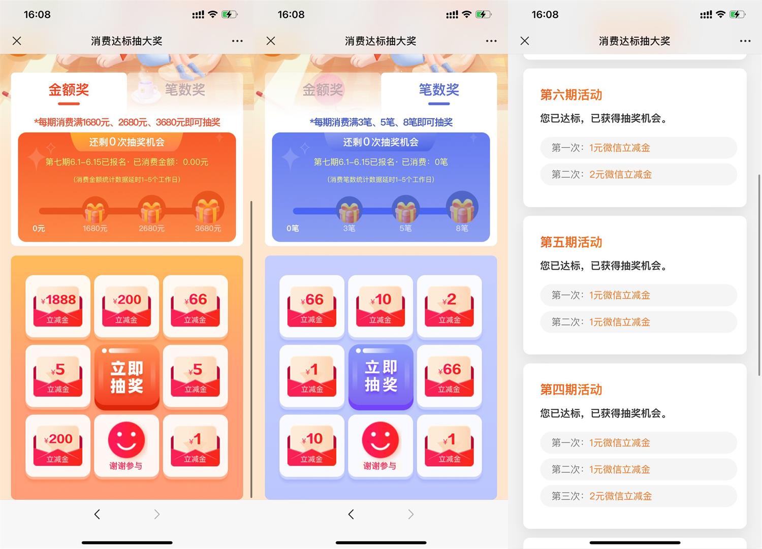 建行消费达标抽1~66元立减金-轻创副业圈