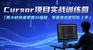 Cursor项目实战训练营，两小时快速掌握AI编程，零基础也能轻松上手-轻创副业圈