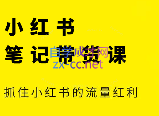 张宾·小红书笔记带货课(更新6月)-轻创副业圈